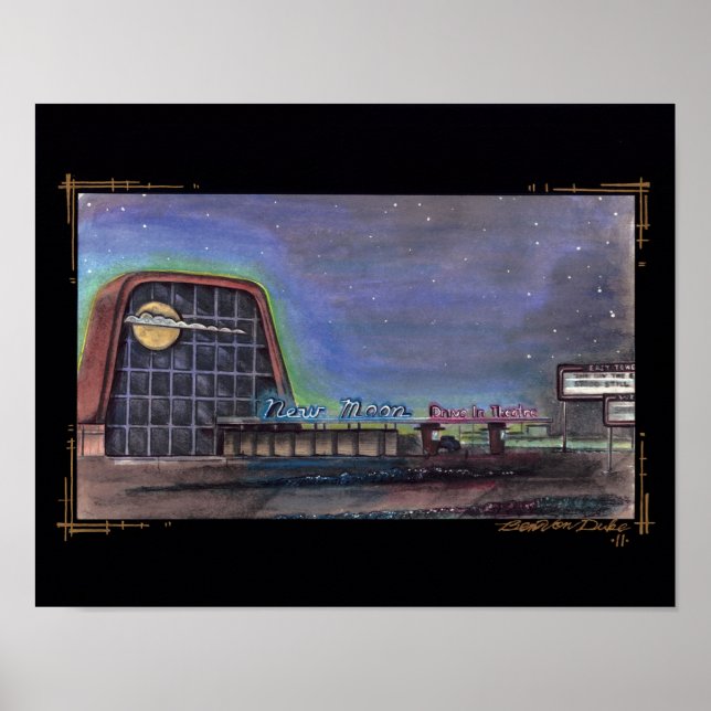 Neumond-Antrieb Poster (Vorne)