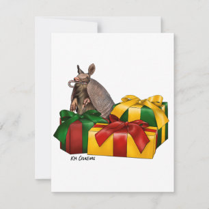 Neun bandförmige Bewaffnung - Urlaubskarte Feiertagskarte