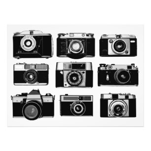 NEUN CLASSIC BLACK & WHITE 35 mm FOTO FILMKAMERAS