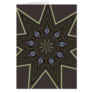 Neun gezeigter Stern