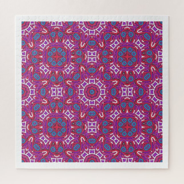 Neun Kaleidoskop Art elf Puzzle (Vertikal)