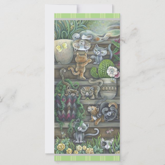 Neun Katzen (Vorderseite)