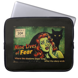 Neun Leben der Angst – Ausgabe Nr. 1 Retro-Horror- Laptopschutzhülle