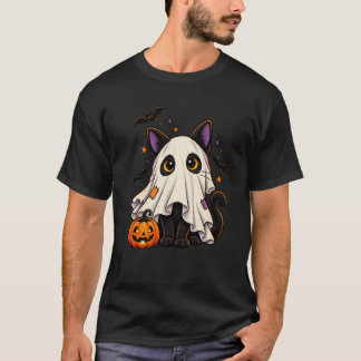 Neun Leben reichen nicht aus Geist Katzen Hallowee T-Shirt