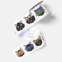 Neun Leben schwarze Katze im Kostüm Halloween-Para