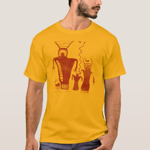 Neun Meilen-Schlucht-Felsen-Kunst-'Außerirdischen T-Shirt