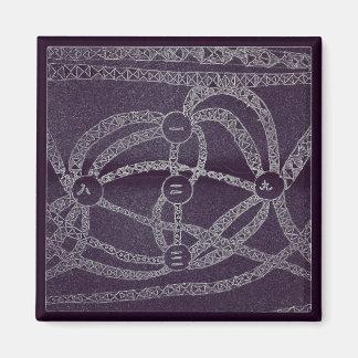 Neun Mond in der dunklen Welt Magnet