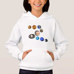 Neun Planeten im Sonnensystem. Merkur, Venus, Hoodie