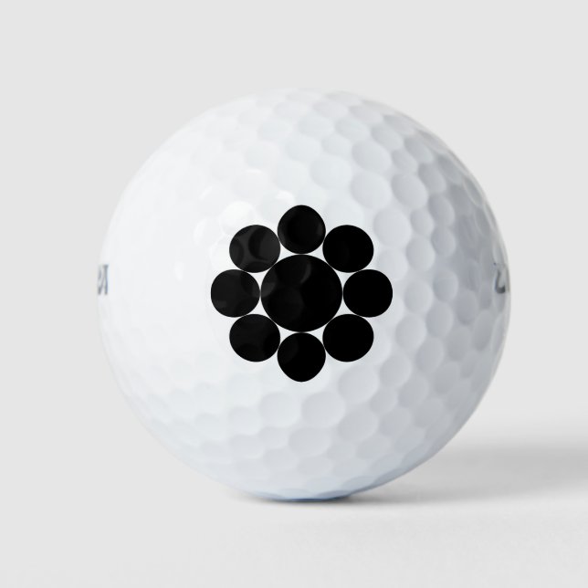 Neun Sterne Golfball (Vorderseite)