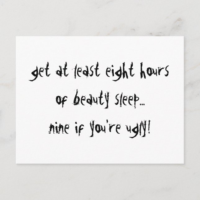 Neun, wenn Ihr Uganda Postkarte (Vorderseite)