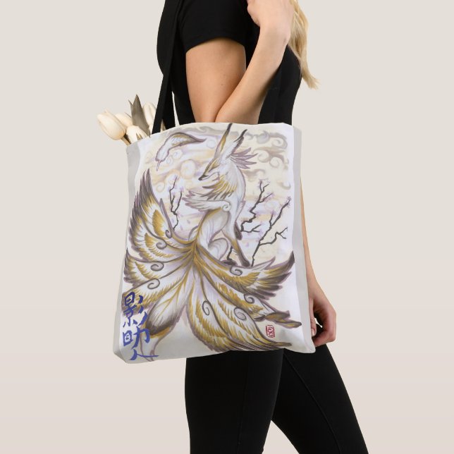 Neun Winged Kitsune Tasche (Von Nahem)