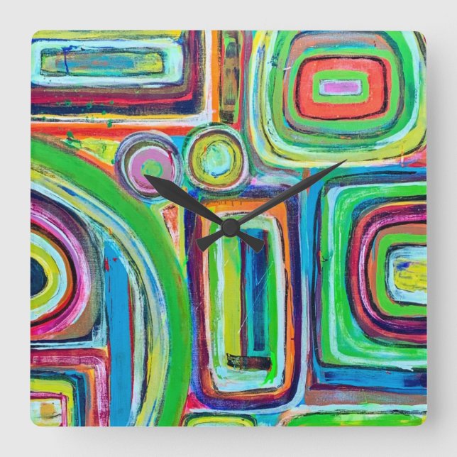 Neun Wochen Wall Uhr (Vorderseite)