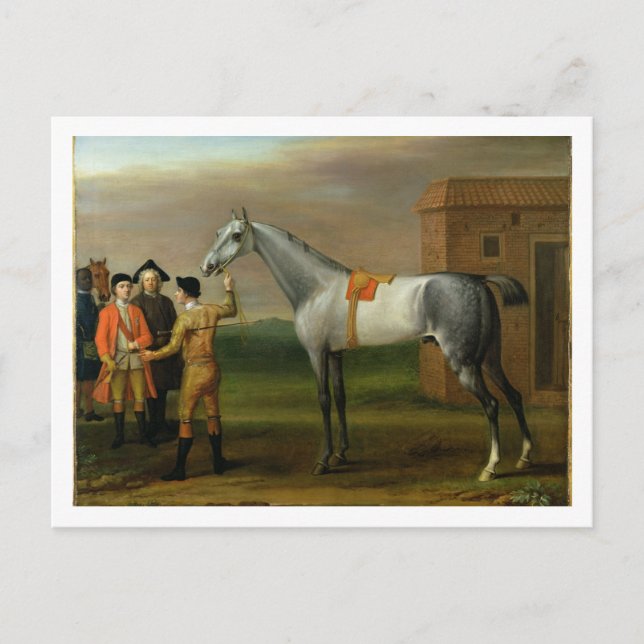 Neunauge, mit seinem Inhaber, Sir William Morgan, Postkarte (Vorderseite)