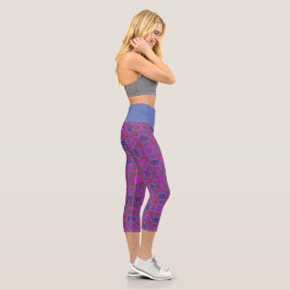 Neuner Kaleidoskop Art zwölf Capri Leggings