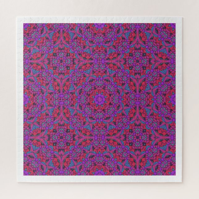 Neuner Kaleidoskop Kunst dreizehn Puzzle (Vertikal)