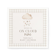Neuner neutrale Babydusche Napkins in Cloud
