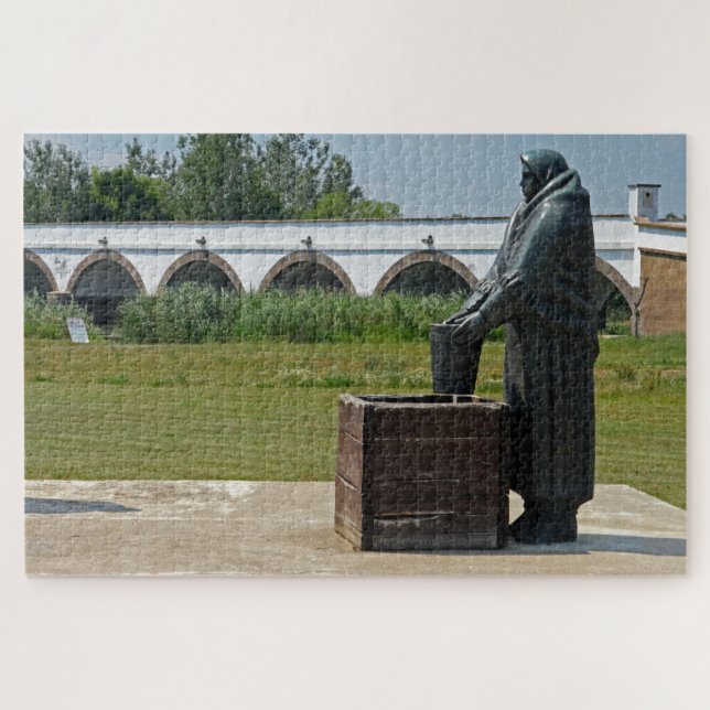 Neunholige Brücke, Ungarn 1014-pc Puzzle (Horizontal)
