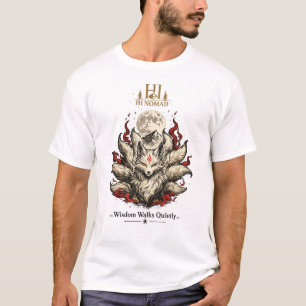Neunschwänziger Fuchs Kitsune - Japanische Mytholo T-Shirt