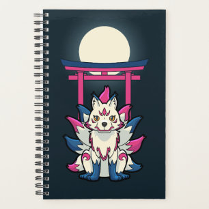 Neuntails Kitsune - Japanischer Fox Yokai Planer
