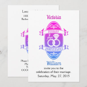 Neunte 9. Hochzeitstag traditionelle Töpferei Einladung