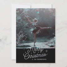 NEUNTER TAG DER CHRISTMAS / Weihnachts-Fotokarte