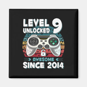 Neunundneunzig Jahre BDay Son Boy Fun Gamer 9. 9. Magnet