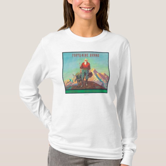 Neunundvierzig Orange LabelRedlands, CA T-Shirt (Vorderseite)