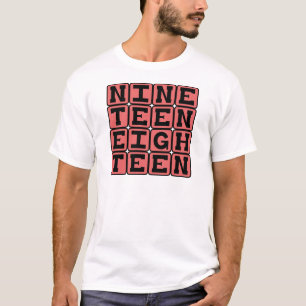 Neunzehnhundertachtzehn, Jahr 1918 T-Shirt