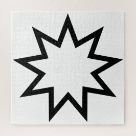 Neunzeitiger Stern (Symbol des Glaubens von Bahai) Puzzle