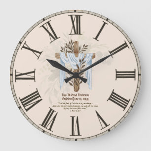 Neuordinierter PriesterPastor Deacon Minister Große Wanduhr