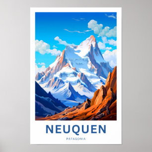 Neuquen Patagonia Travel Poster