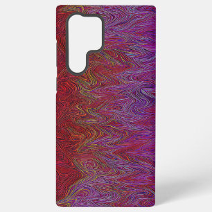 "Neural Firestorm" Abstract” Rot Violett Samsung Galaxy Hülle