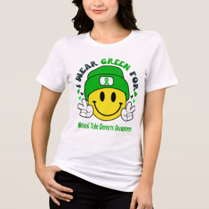 Neural Tube Defekts Awareness Ribbon Support Ohrfe Tri-Blend Shirt