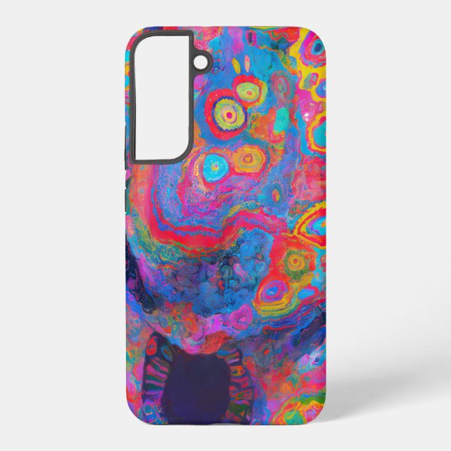 "Neuraler Feuersturm" Samsung Galaxy Hülle (Rückseite)