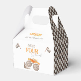 Neurenovierte Speed Monster Truck Geburtstagskarte Geschenkschachtel