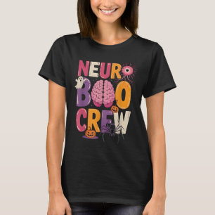 Neuro Boo Crew Halloween Anatomisches Gehirn Anato T-Shirt