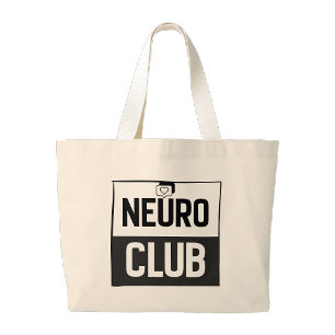 Neuro Club Tote-Bag Trag Dein Chaos mit Stolz Jumbo Stoffbeutel