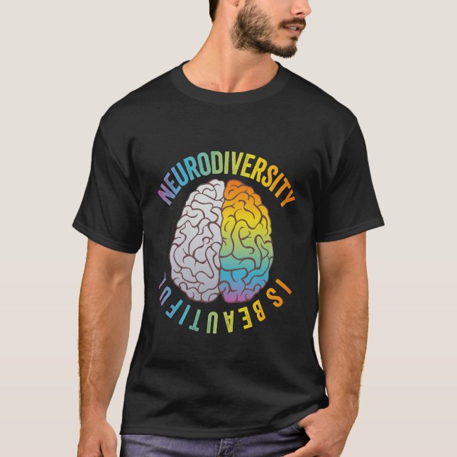 Neuro-Diversity ist ein schönes Adhd Mental Health T-Shirt (Vorderseite)