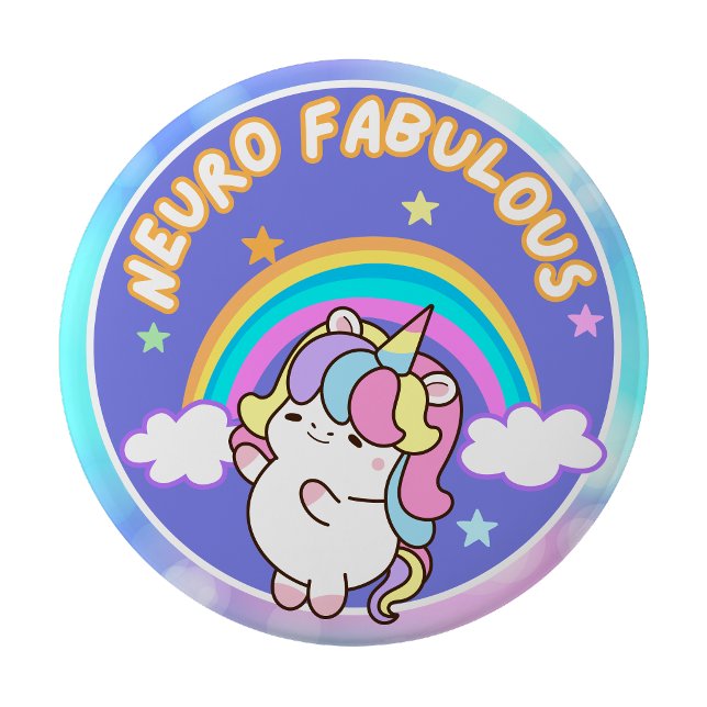 Neuro Fabulous Abzeichen Pin Sinneswahrnehmungs-Ab Button (Neuro Fabulous Badge Pin Sensory Badge)