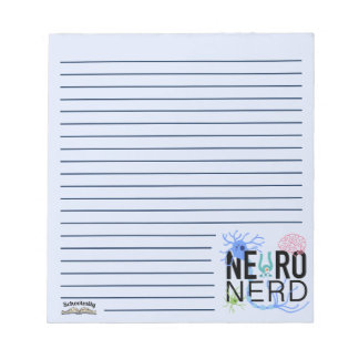 Neuro Nerd Neurowissenschaften Notizblock
