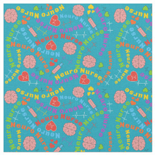 Neuro Nurse Aquamarin Stoff