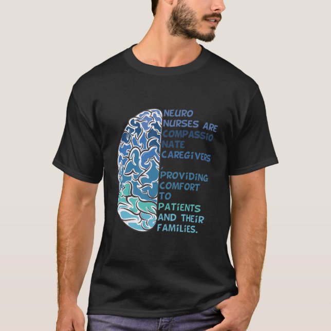 Neuro Nurse Work School Funny Team Squad Geschenke T-Shirt (Vorderseite)