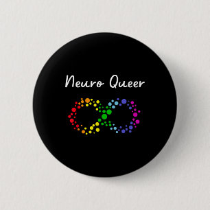 Neuro Queer! Lgbtq Gay Pride! Neurodivers Autisten Button