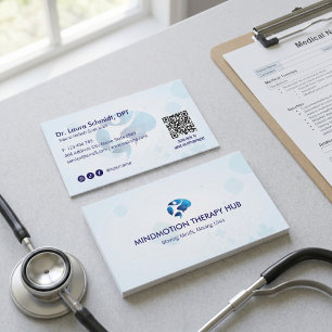 Neuro Rehab Business   Minimalistisch Visitenkarte