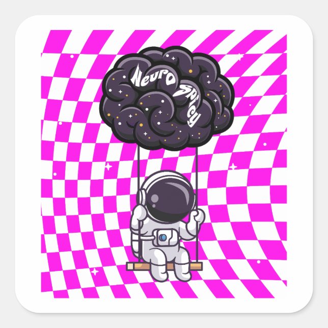 Neuro Spicy - Trending Designers Stickers (Vorderseite)