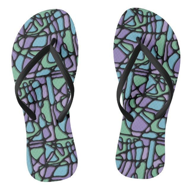 Neuroart Hartglas Flip Flops (Fußbett)
