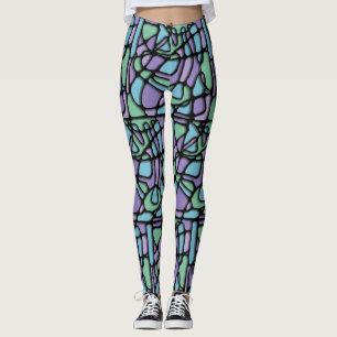 Neuroart Leggings aus festem Glas