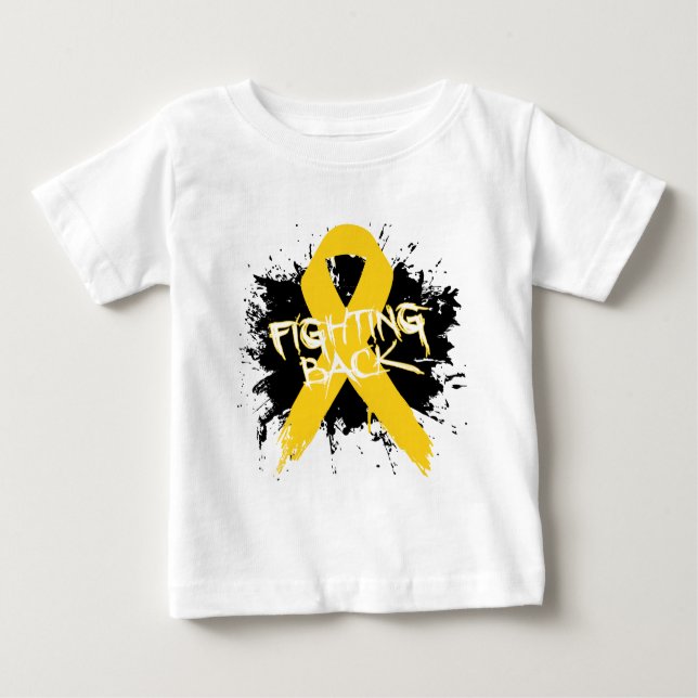 Neuroblastoma Krebs - bekämpfend Baby T-shirt (Vorderseite)