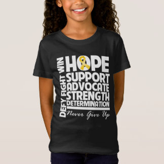 Neuroblastoma Krebs-Hoffnungs-Stützstärke T-Shirt