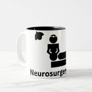 Neurochirurgie-ungewöhnliche Kaffeetasse (Weiß u